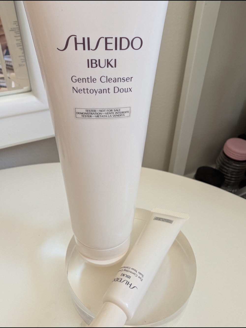 Shiseido IBUKI Set: Gentle Cleanser + Eye Correcting Cream Full size